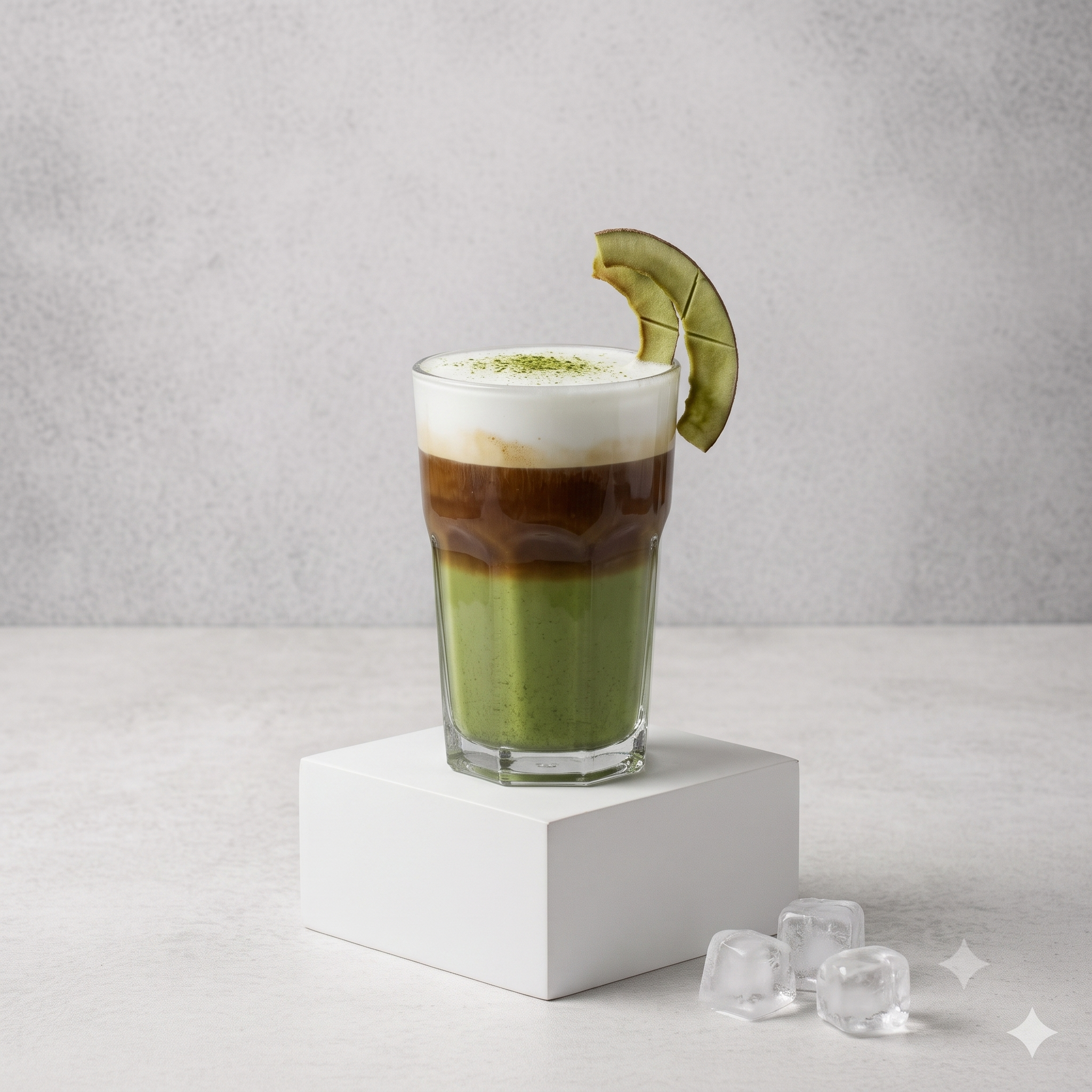 Matcha Coffee Latte