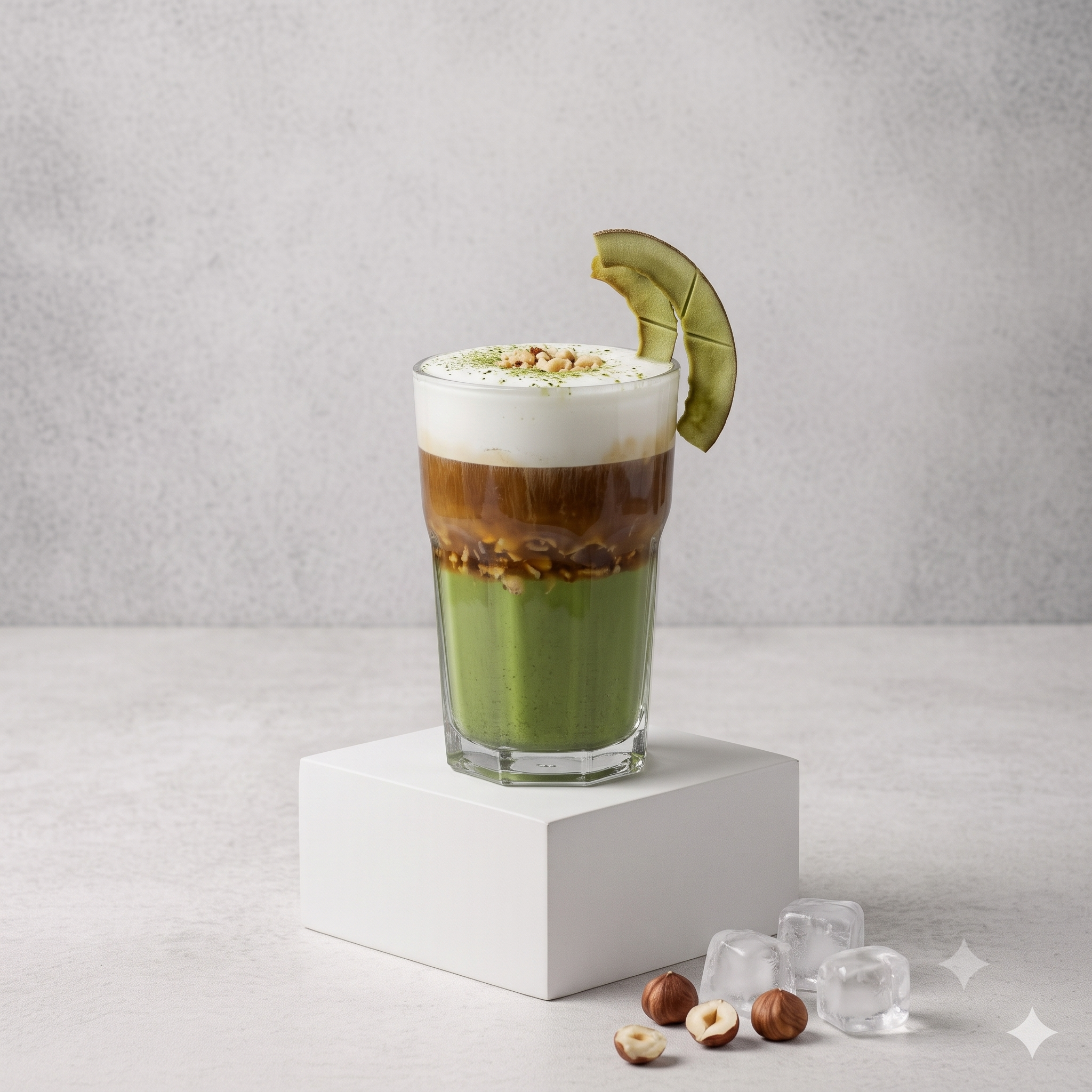 Matcha Hazelnut Latte