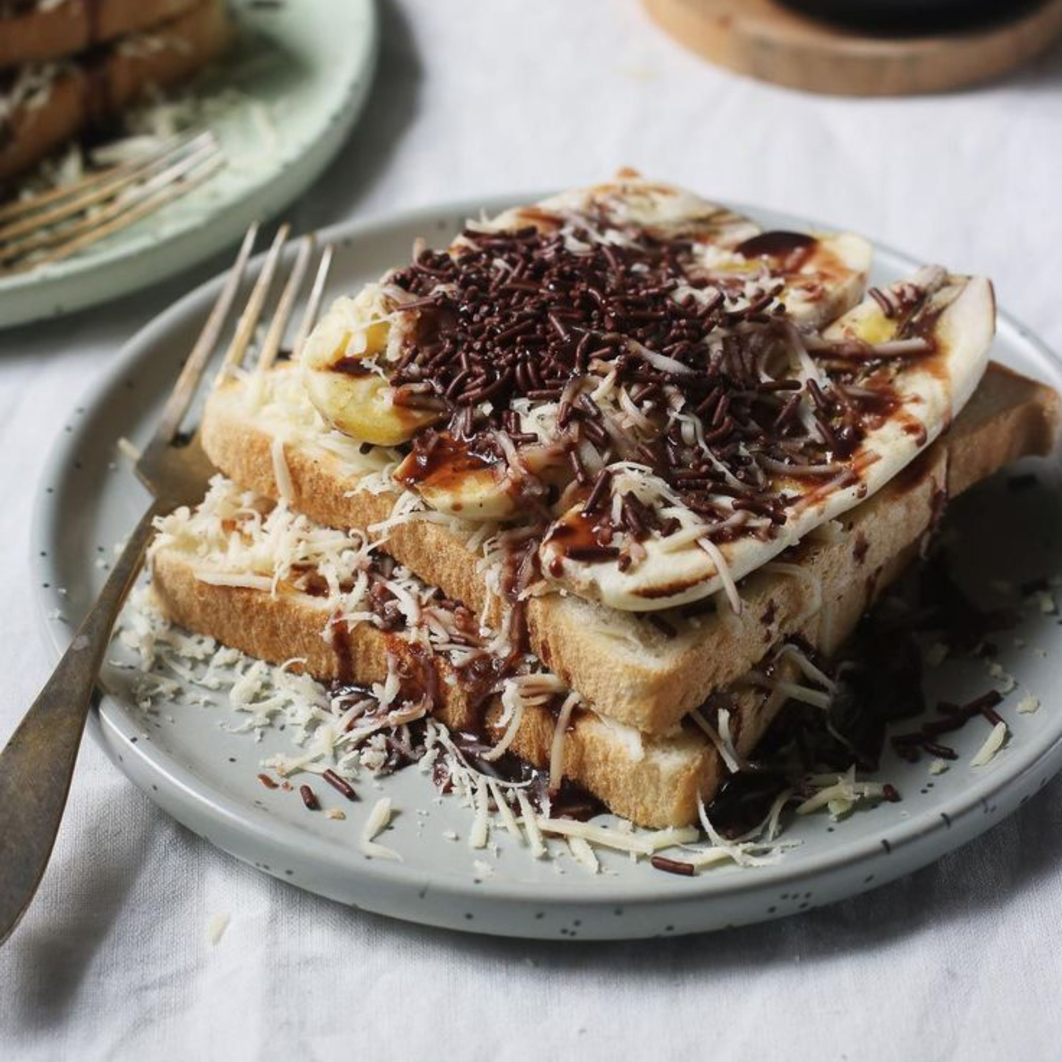 Roti Bakar Cokelat Keju